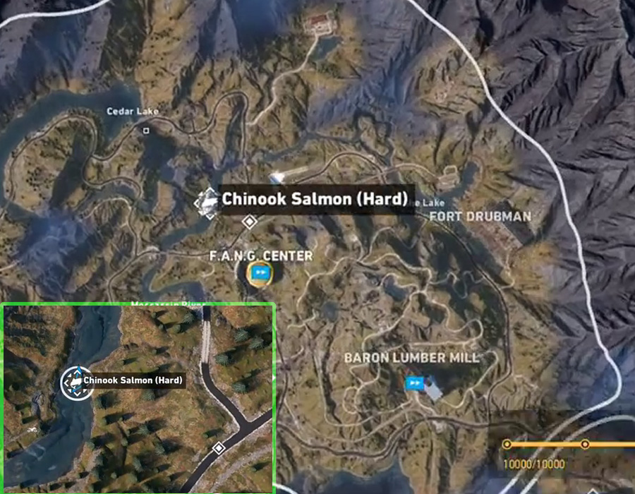 Far Cry 5: All 12 Fishing Location Guide