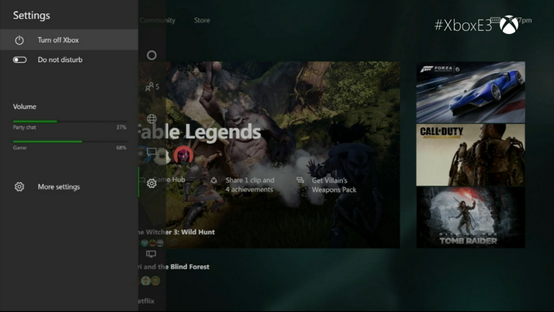 Xbox One New Dashboard User Interface Screens and Video ... - 1920 x 1080 jpeg 521kB
