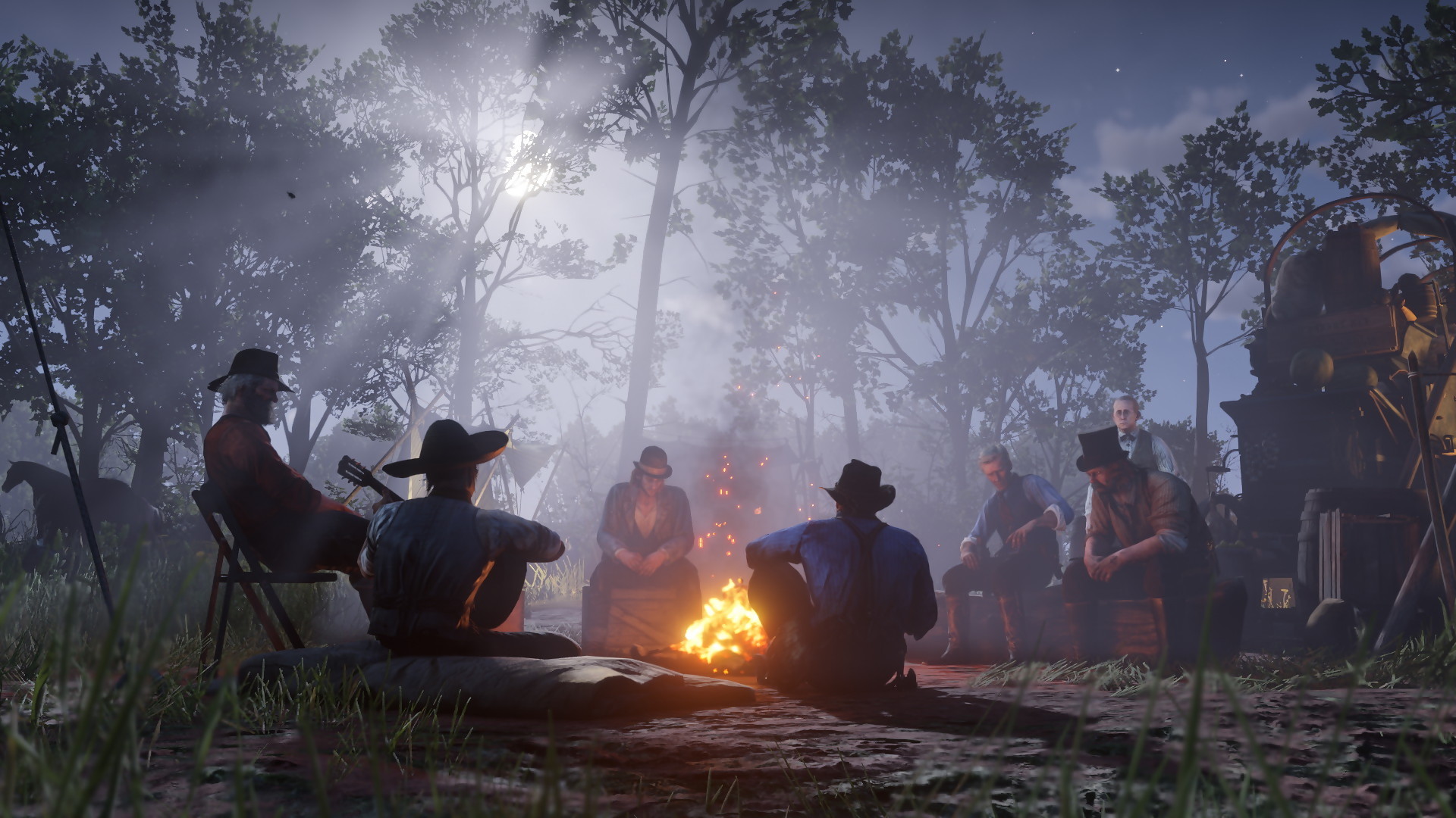 Red Dead Redemption 2 Camp Screenshot